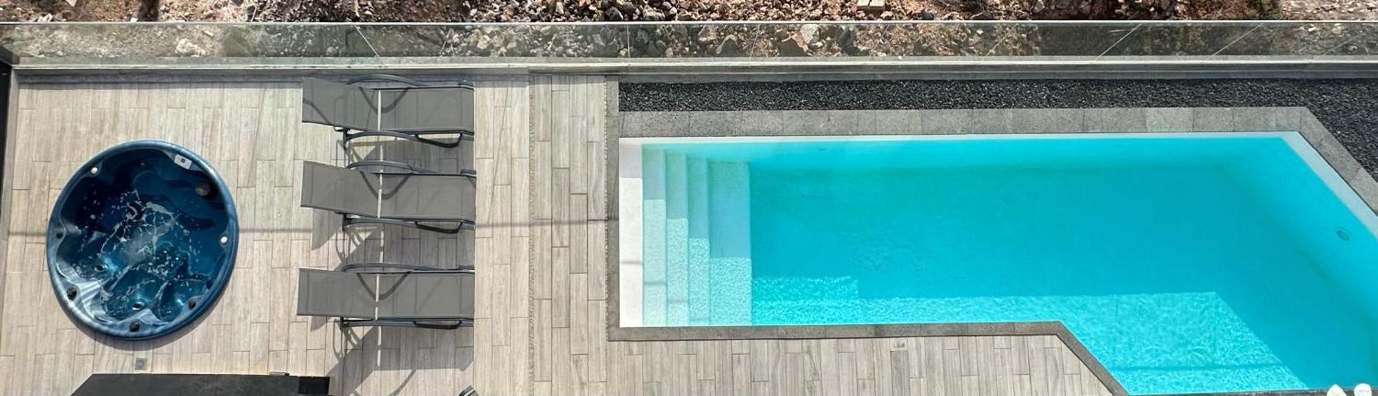 Villa Poseidon Corralejo With Private Heated Pool, Sauna And Stunning Volcano Views By Amazzzing Travel エクステリア 写真