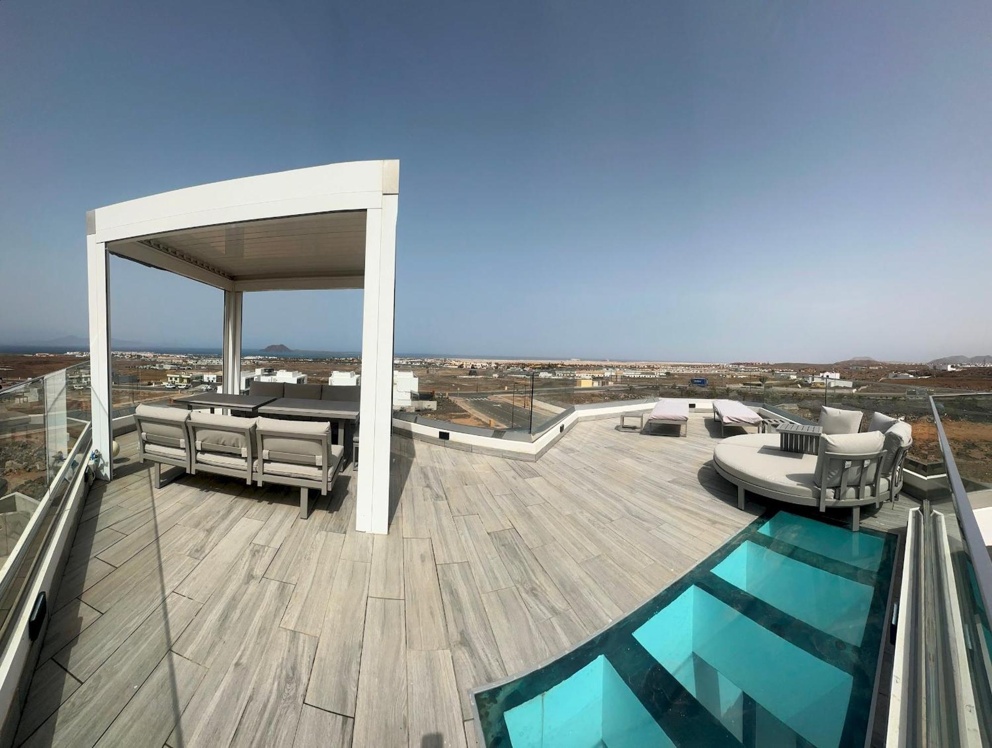 Villa Poseidon Corralejo With Private Heated Pool, Sauna And Stunning Volcano Views By Amazzzing Travel エクステリア 写真